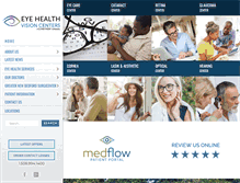 Tablet Screenshot of eyehealthvision.com